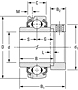 Mounted Bearings insert bearings eccentric G-KLL=G-KLLB G